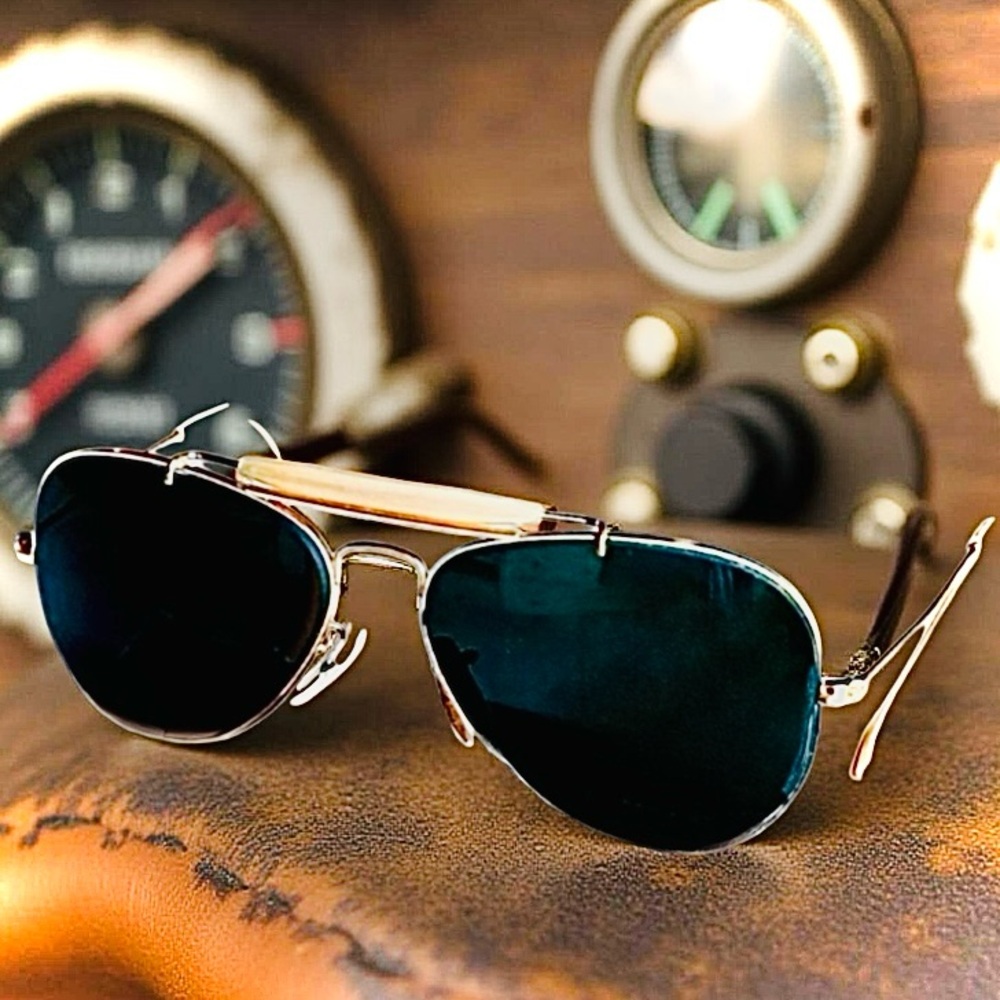 Vintage Aviator Ray Ban Outdoorsman, AUTHENTIC Sunglasses, 58mm - Picture 3 of 17